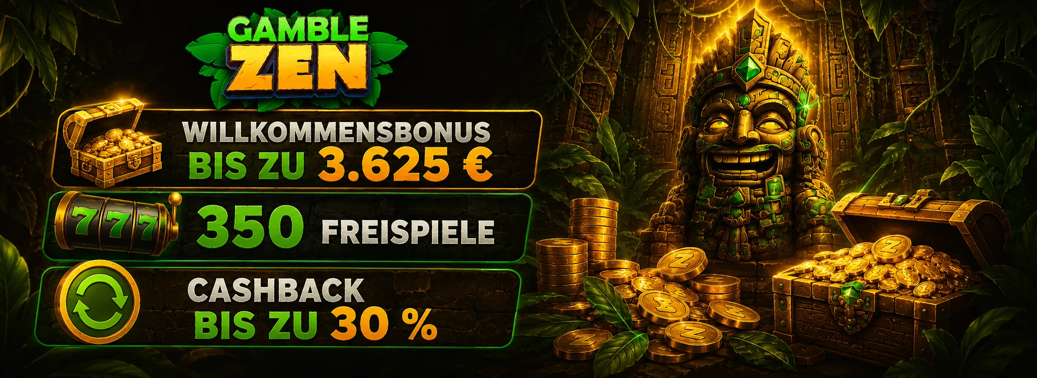 bis 500 € + 100 Freispiele